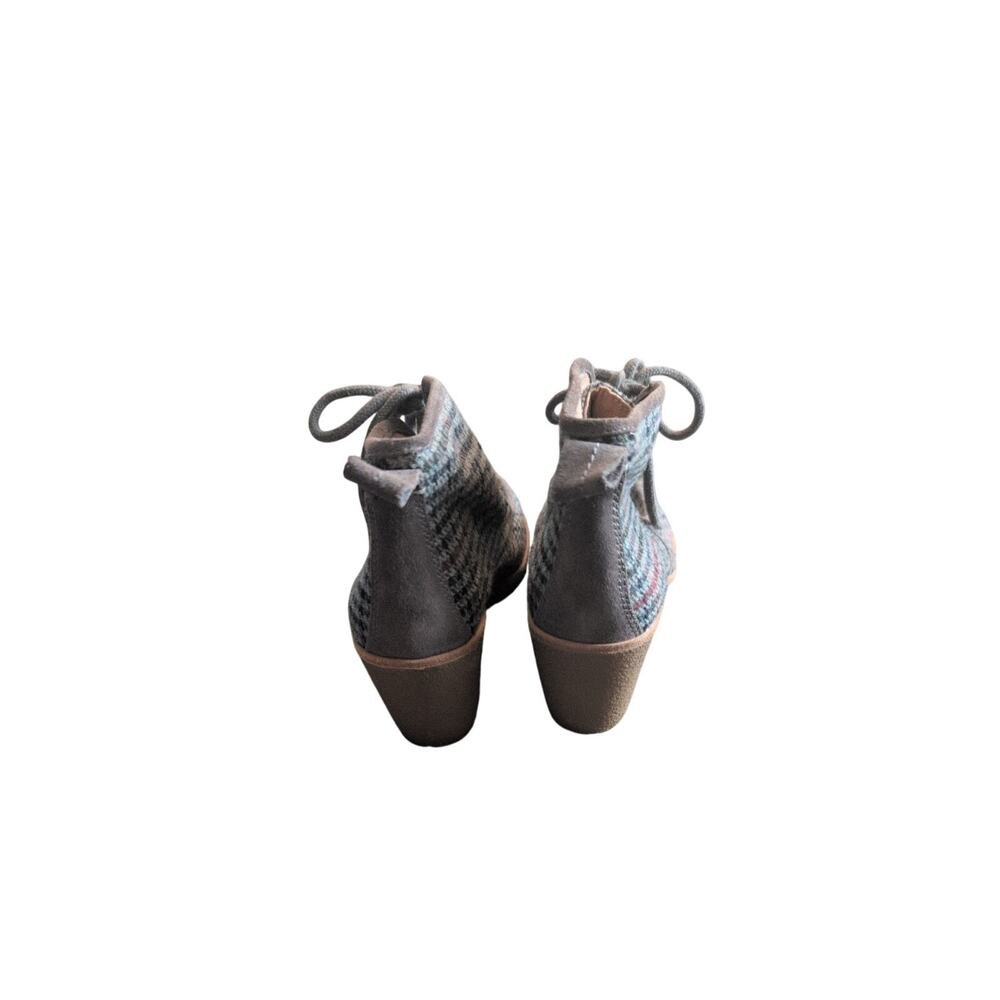 G.H. Bass & Co. Tweed Wedge Boots | Size 9M | Gray, Red & Tan | Never Worn - Picture 5 of 6